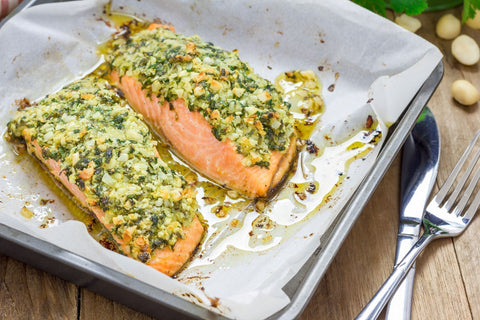 Rezept für knuspriges Lach-Filet
