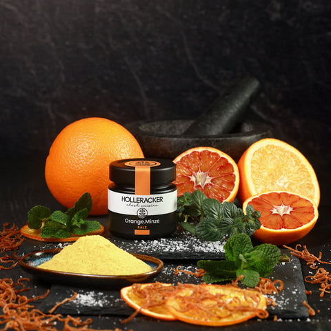 Orange passt zu Minze