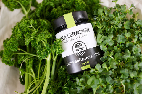 Pesto mit neuen Aromen
